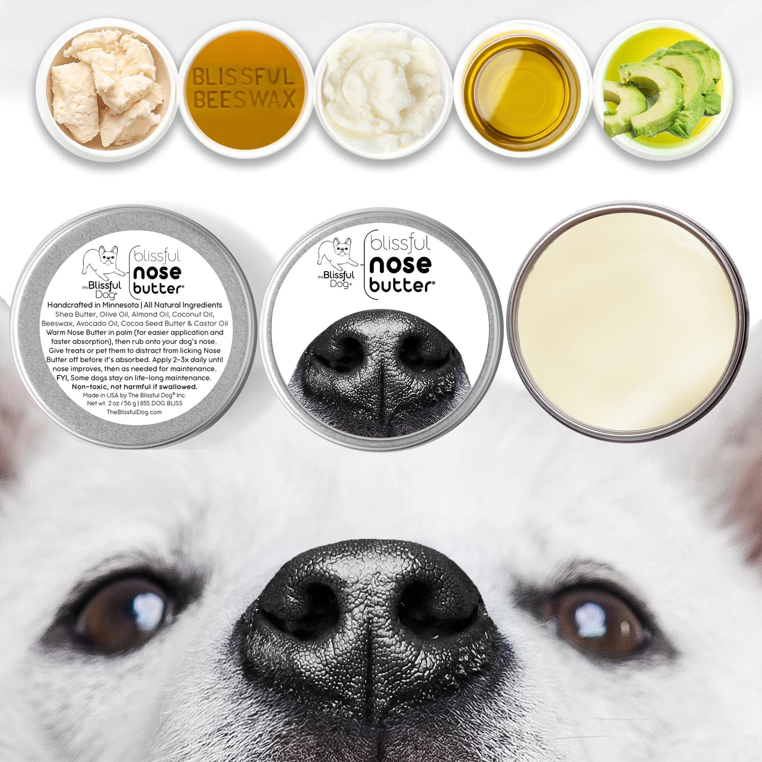 nose butter soothes dry dog noses
